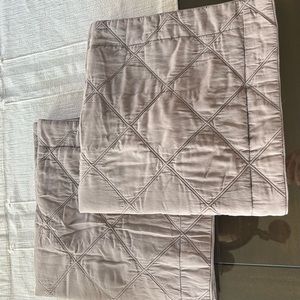 Yves Delorme lavender shams